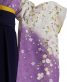 卒業式袴レンタルNo.581[2Lサイズ][清楚]白×紫グラデ・桜